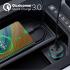 Promate Car Charger 230W Power Delivery, Rapid Charger With Dual USB-C Port 140W / 45W, & USB-A 3.0, 45W, for Laptop, Smartphone, Black